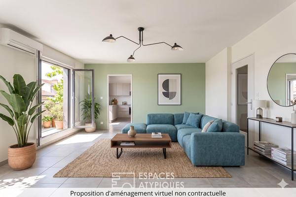 Appartement avec terrasse et jacuzzi