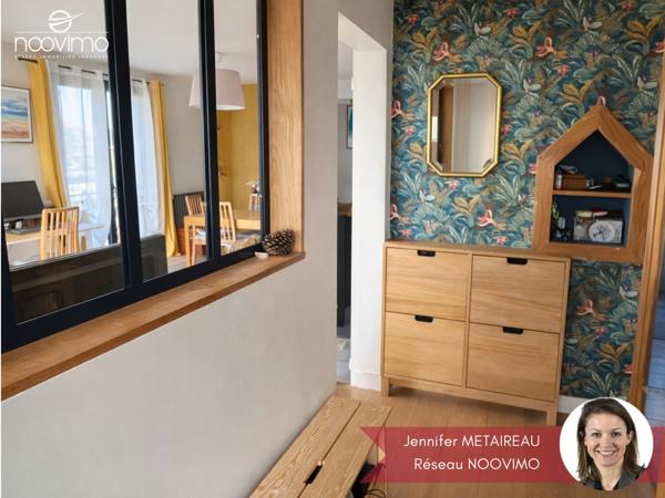 Maison 3 chambres + bureau avec garage double au cœur du bourg !