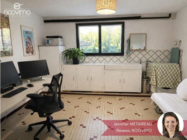 Maison 3 chambres + bureau avec garage double au cœur du bourg !