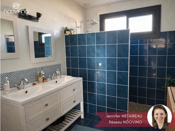 Maison 3 chambres + bureau avec garage double au cœur du bourg !