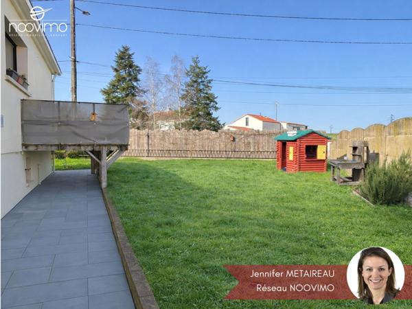 Maison 3 chambres + bureau avec garage double au cœur du bourg !