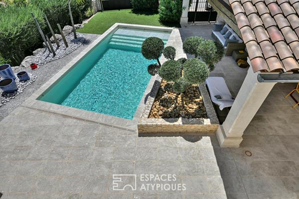 Elégante maison avec piscine et vue dégagée à deux pas du centre historique
