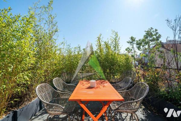 Malakoff- Fosses Rouges - Maison de ville contemporaine de 2022 (10 pièces), terrasses, jardin.