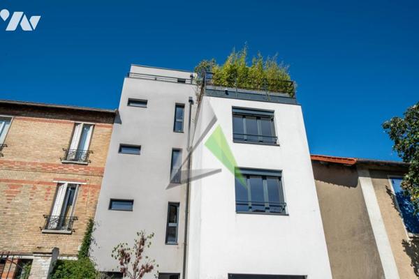 Malakoff- Fosses Rouges - Maison de ville contemporaine de 2022 (10 pièces), terrasses, jardin.