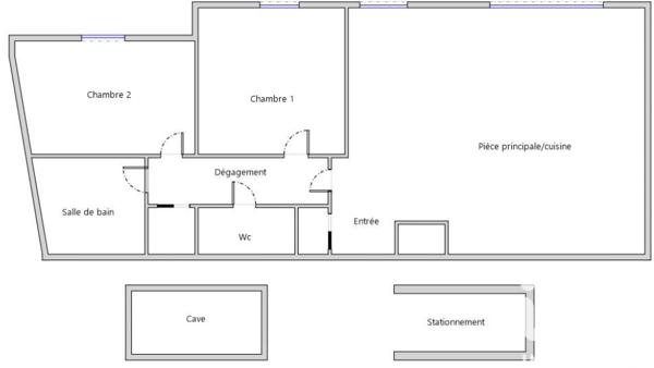 Appartement à vendre 3 pièces 63 m² Clamart