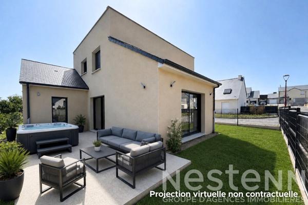 Maison contemporaine RE2020 à Sargé-lès-Le Mans ? Construction 2026, 4 chambres et garage