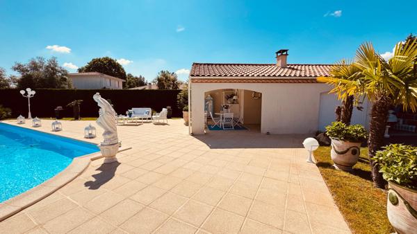 pessac villa 195m² plain-pied piscine garage terrain 2336m²