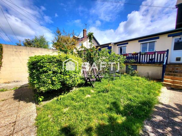 Maison de quartier 97m² - 3ch - Jardin 250m²- Pkg