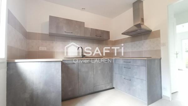 Maison de plain-pied entièrement rénovée.