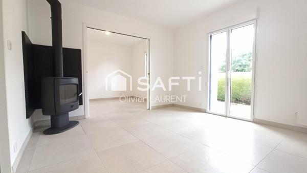 Maison de plain-pied entièrement rénovée.