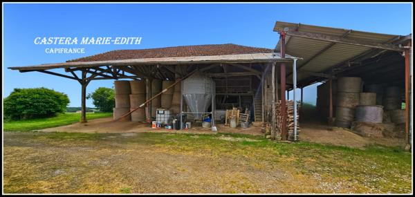 Propriete à vendre-Maison 7 pièces + bâtiments- 85,61 HECTARES proche de VIC FEZENSAC (32)