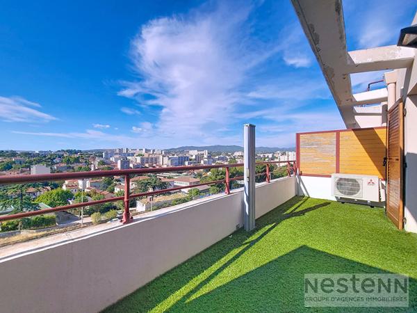 Appartement T3 - 2 Chambres - 66,12 m²- DERNIER ETAGE - 2 balcons - 1 garage box + 1 place ext - Résidence Les Jardins de Montolivet 13013