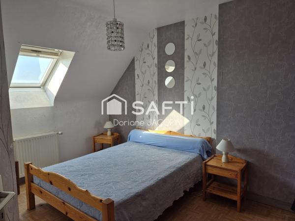 Ensemble immobilier de 130 m2, en campagne, proche de la mer.