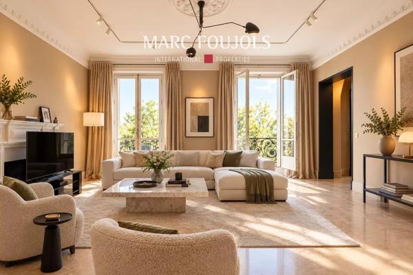 Paris XVI Ranelagh – Majestueux appartement de réception avec vue dégagée