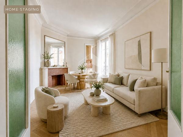 Appartement familial à rénover Paris 75017 Batignolles 4/5 pièces 84 m2