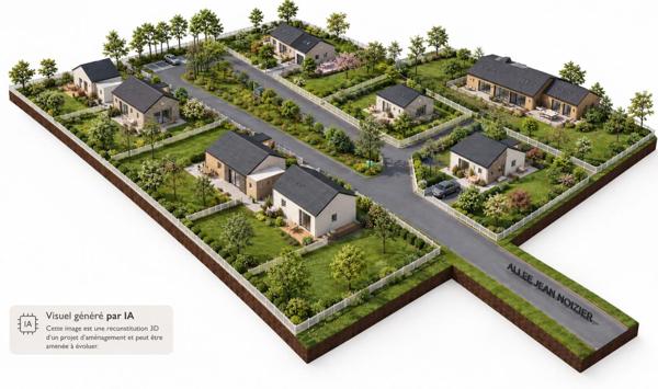 Terrain de 638m² Lot n°6 "Jardin des nains"