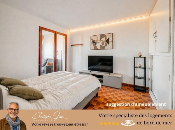 Appartement  4-6 couchages face mer
