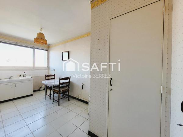 Appartement Caen St Gabriel à rénover - Lumineux, balcon, ascenseur