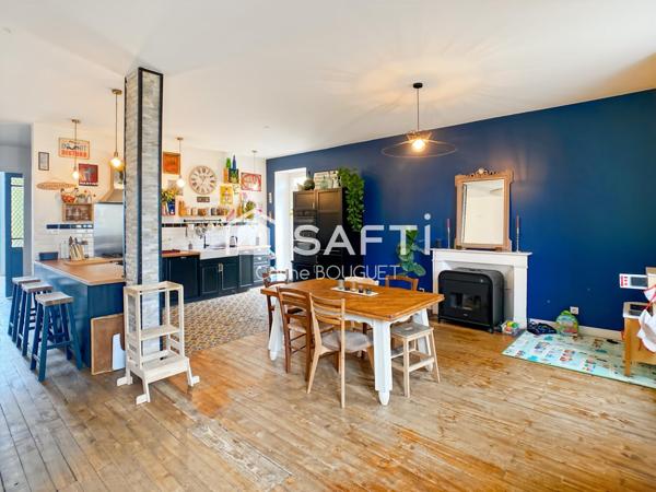 Maison de caractère 5 chambres 200m2 avec garage