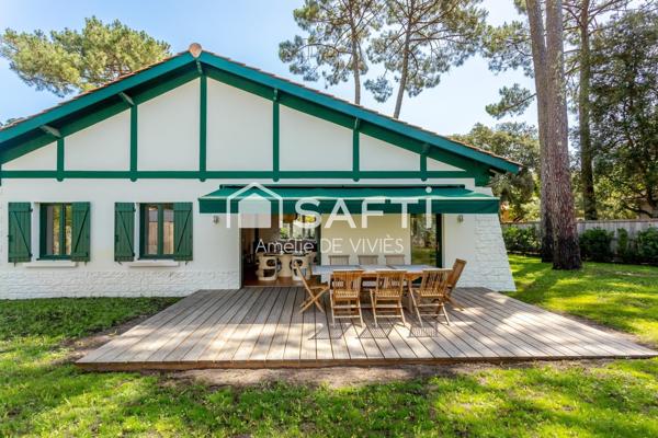 Lacanau | Maison basque rénovée | 3 chambres | au lac