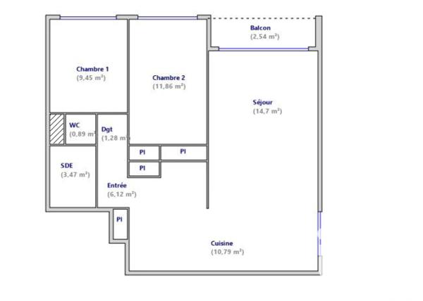 Appartement à vendre 3 pièces 59 m² Savigny-sur-Orge