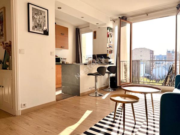 Asnieres Gare 2 pièces 43 m2 avec balcon