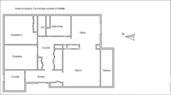 Appartement à vendre 4 pièces 79 m² Cergy