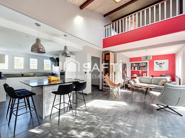 Superbe maison contemporaine 3 chambres et un bureau avec piscine