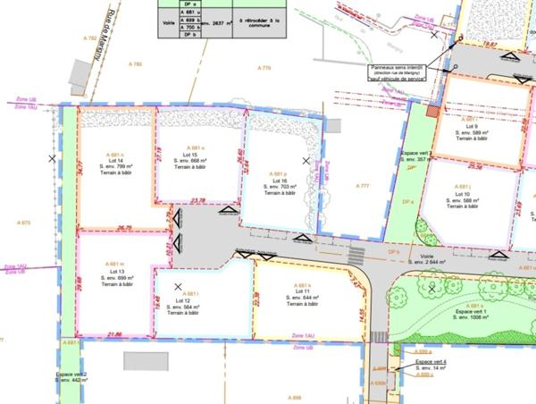 Terrain à vendre GISSEY SUR OUCHE (21) Terrain de 699 m² à bâtir.