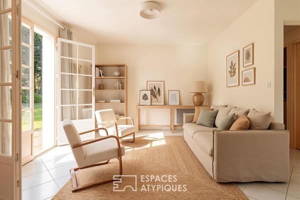 Maison paisible entre pinède et océan