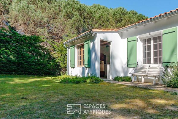 Maison paisible entre pinède et océan
