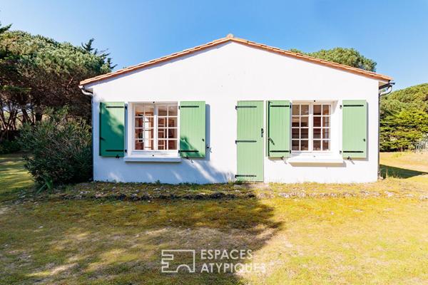 Maison paisible entre pinède et océan