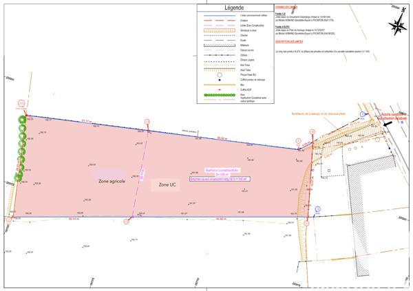 Terrain à vendre 1 500 m² Fronton