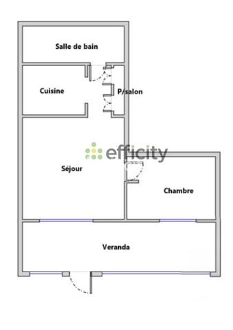 Appartement 2 pièces - 40 m²