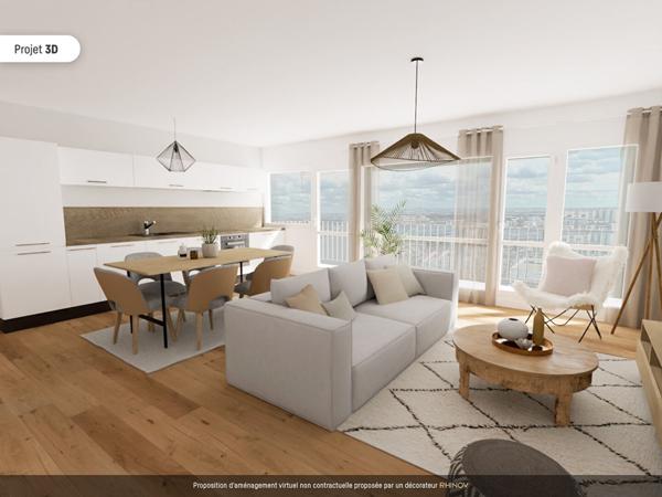 Appartement Thiais 4 pièces 91,34 m²