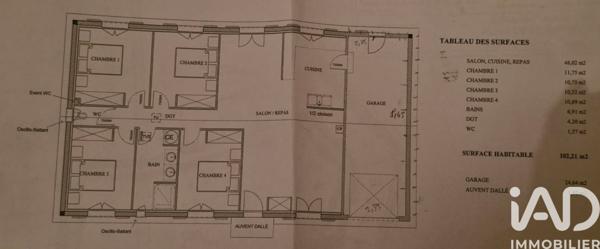 Maison à vendre 5 pièces 102 m² La Ville-Dieu-du-Temple