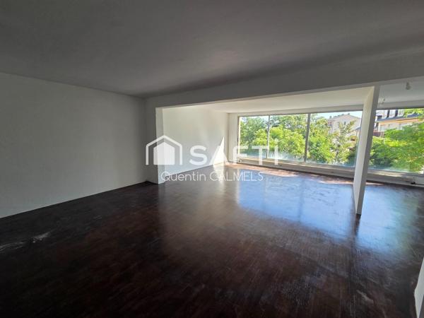 Appartement à finir de rénover – Lumineux, centre-ville de Rodez, place de parking
