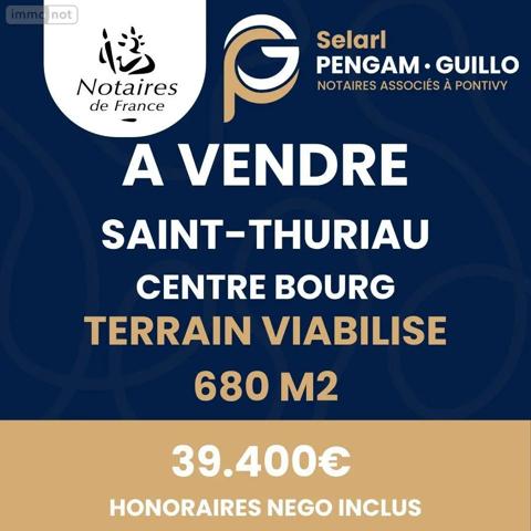 Achat - Terrain à bâtir Saint-Thuriau 56300 680 m 2