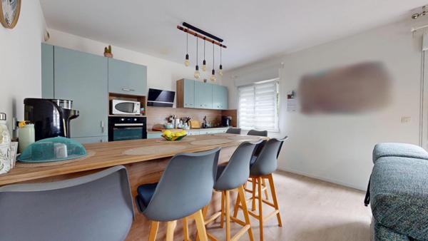 Joli F2 en rez de jardin, garage & parking privé