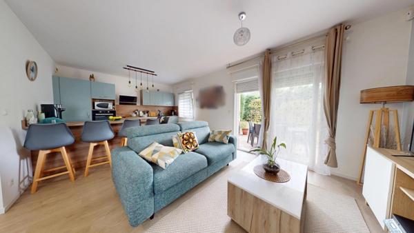 Joli F2 en rez de jardin, garage & parking privé