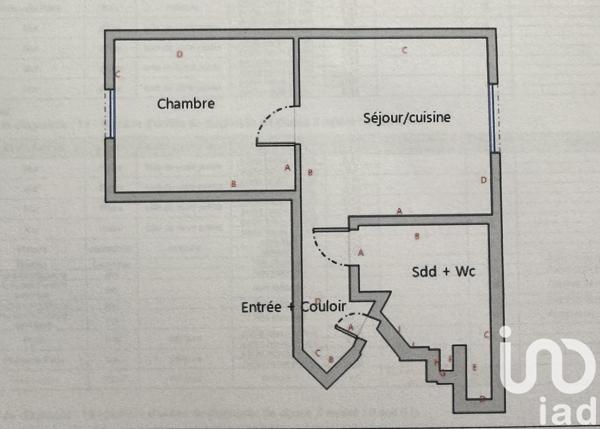 Appartement à vendre 2 pièces 27 m² La-Plaine-Saint-Denis