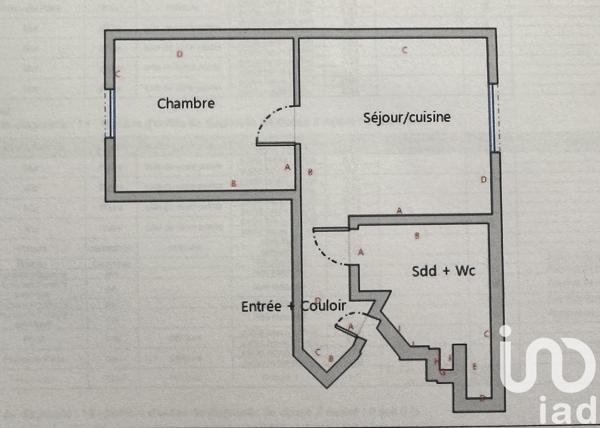 Appartement à vendre 2 pièces 27 m² Saint-Denis