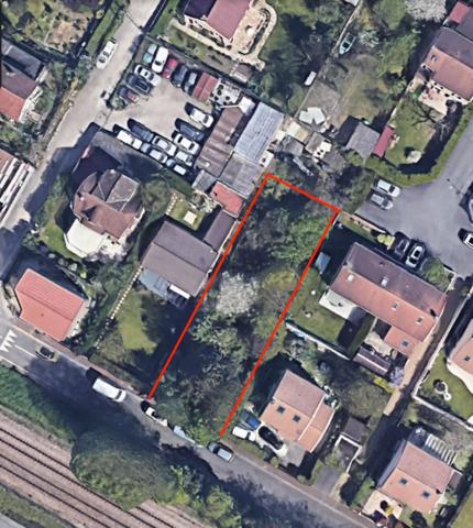 Terrain constructible de 624m2
