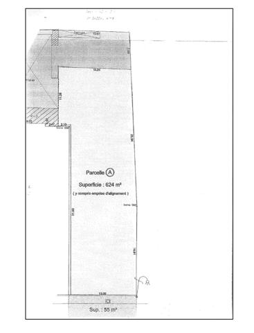 Terrain constructible de 624m2