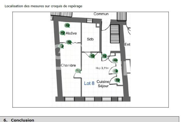 Appartement T2 expo sud local vélos 44.30M2 carrez