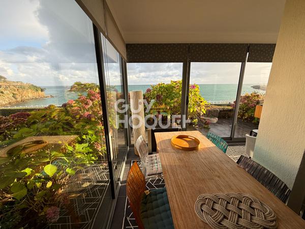 SAINT QUAY PORTRIEUX : A VENDRE APPARTEMENT PLEINE VUE MER QUARTIER COMTESSE!