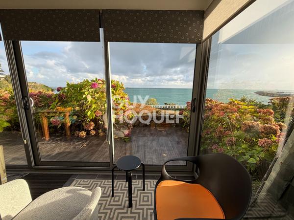 SAINT QUAY PORTRIEUX : A VENDRE APPARTEMENT PLEINE VUE MER QUARTIER COMTESSE!