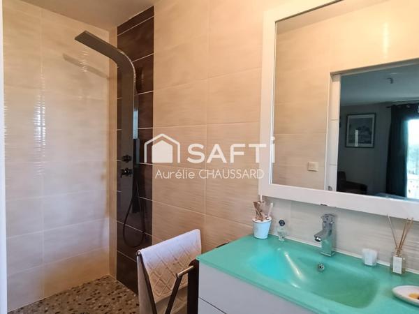 plein pied, 4 faces, 4 chambres, jardin, piscine, garage