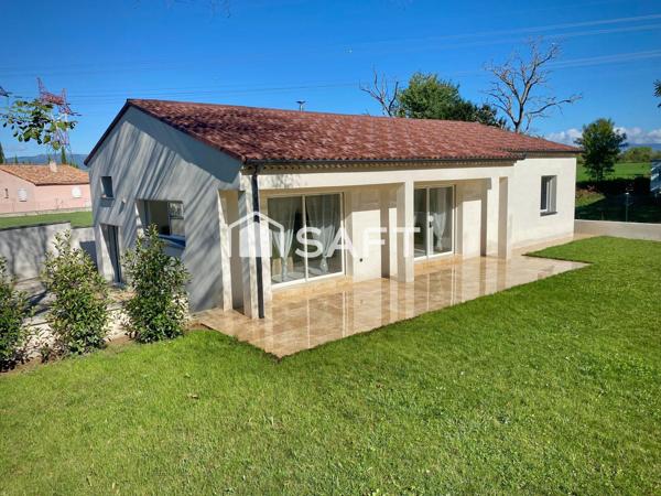Superbe villa contemporaine, plain-pied à Sisteron