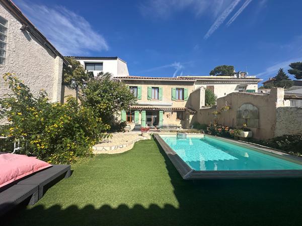 A VENDRE 13010 MARSEILLE SAINT LOUP MAISON TYPE 4 DE 95M² SUR 200M² DE JARDIN  PISCINE